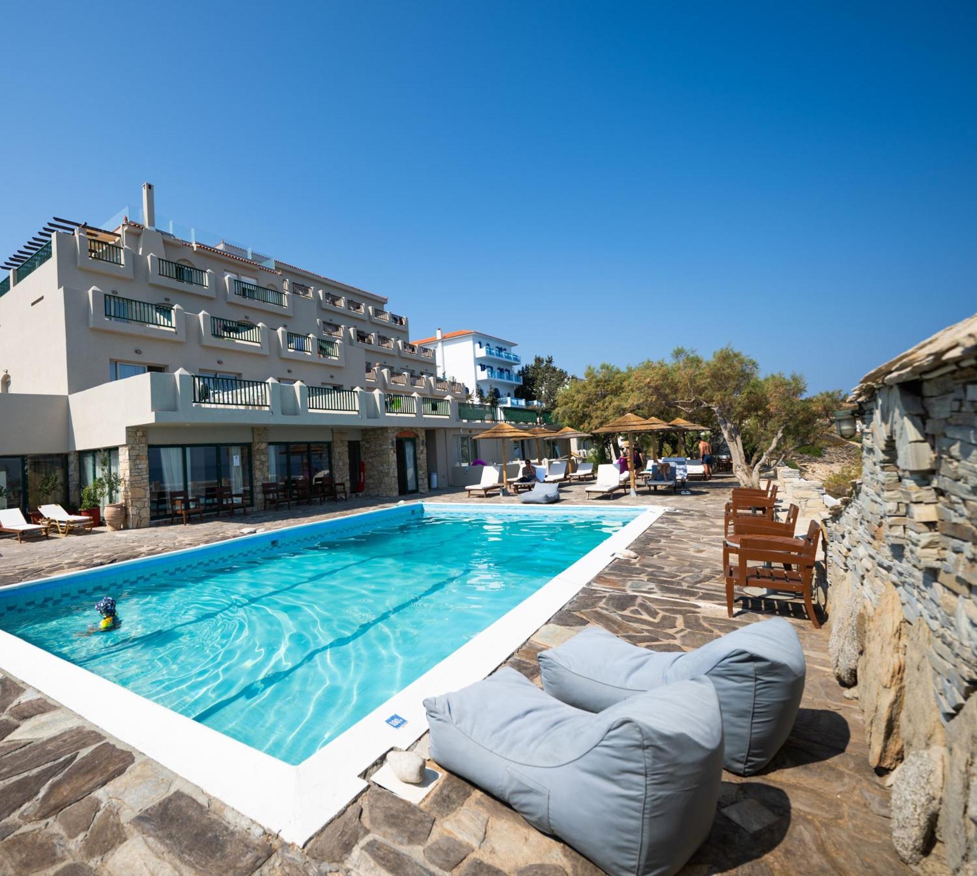 Cavos Bay Hotel & Studios อาร์เมนิสทิส ภายนอก รูปภาพ